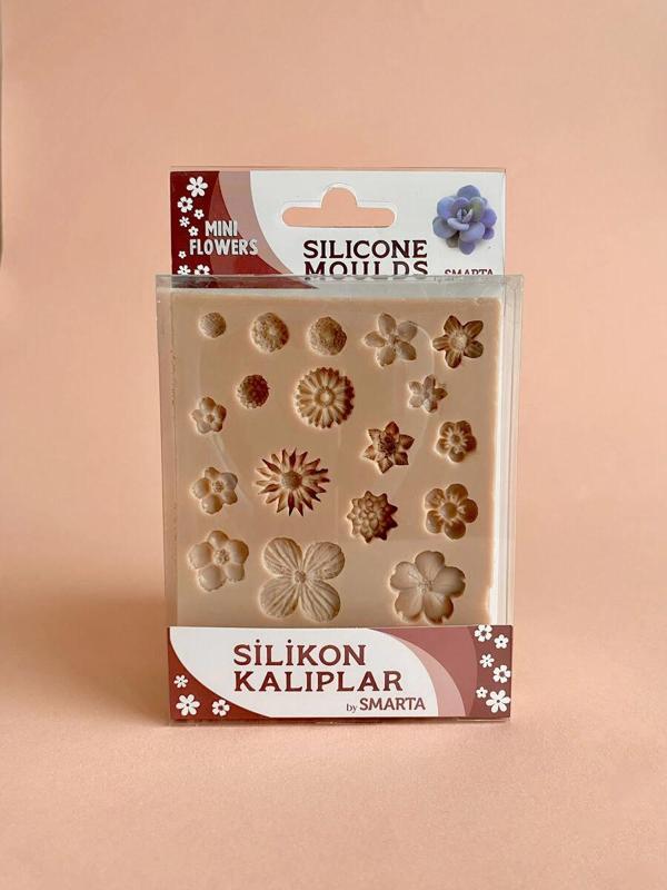Supertrend Silicone Moulds Silikon Epoksi ve Polimer Kil Kalıbı MINI FLOWERS - Image 1