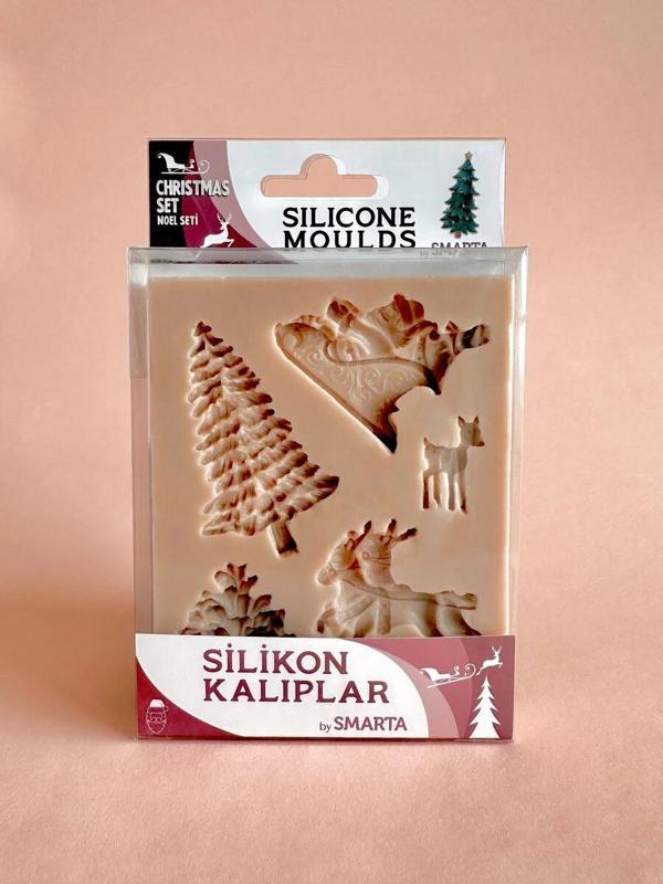 Supertrend Silicone Moulds Silikon Epoksi ve Polimer Kil Kalıbı CHRISTMAS SET - Image 1