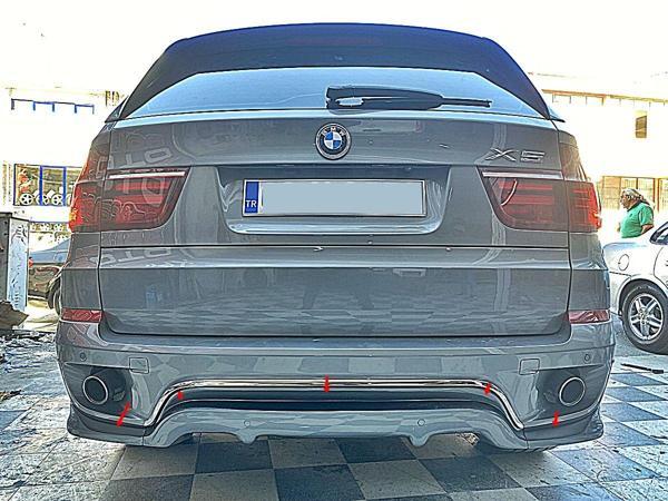 Bmw X5 E70 2007-2013 Arka Tampon Eki 3 Parça - Image 1