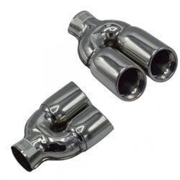 Universal Krom Egzoz Ucu Çiftli S Model Sağ Çıkış 76×100 800-004R - Image 1