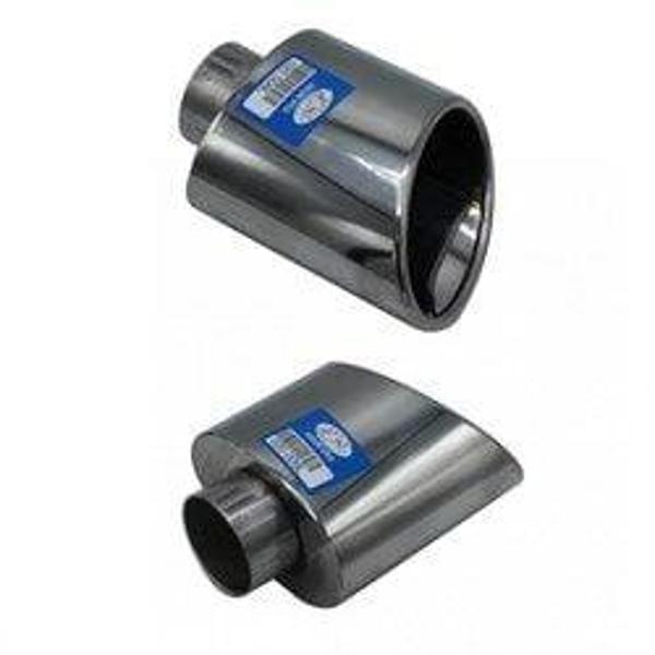 Üniversal Egzoz Ucu 76x110 Çiftli Eko Açılı Çıkış 020-021 - Image 1