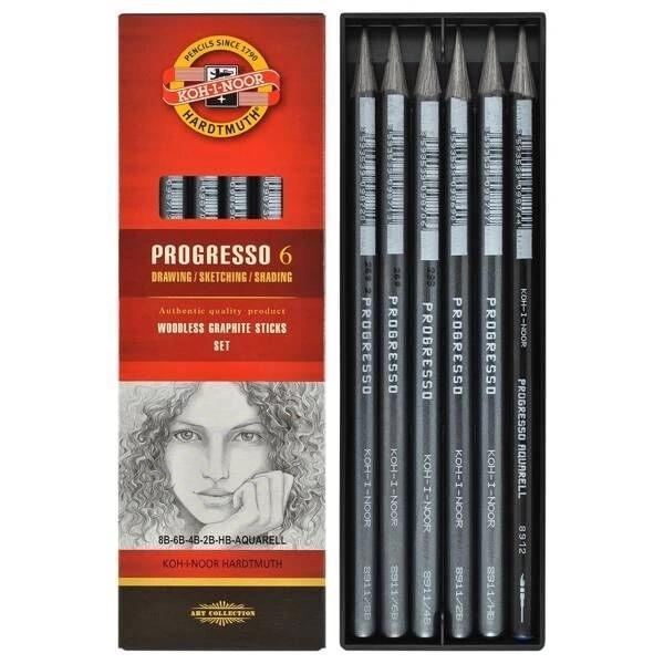 Supertrend Progresso Ağaçsız Grafit Füzen Kalem Seti 6'lı - Image 1