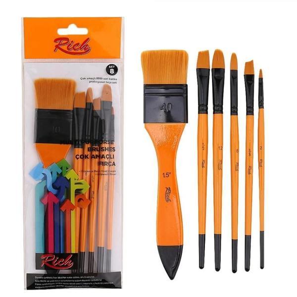 Supertrend Karma Fırça Seti 6'lı (Zemin Fırçalı Set-8) - Image 1