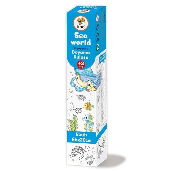 Supertrend Yapışkanlı Rulo Boyama Kağıdı 86x20 cm. SEA WORLD - Image 1