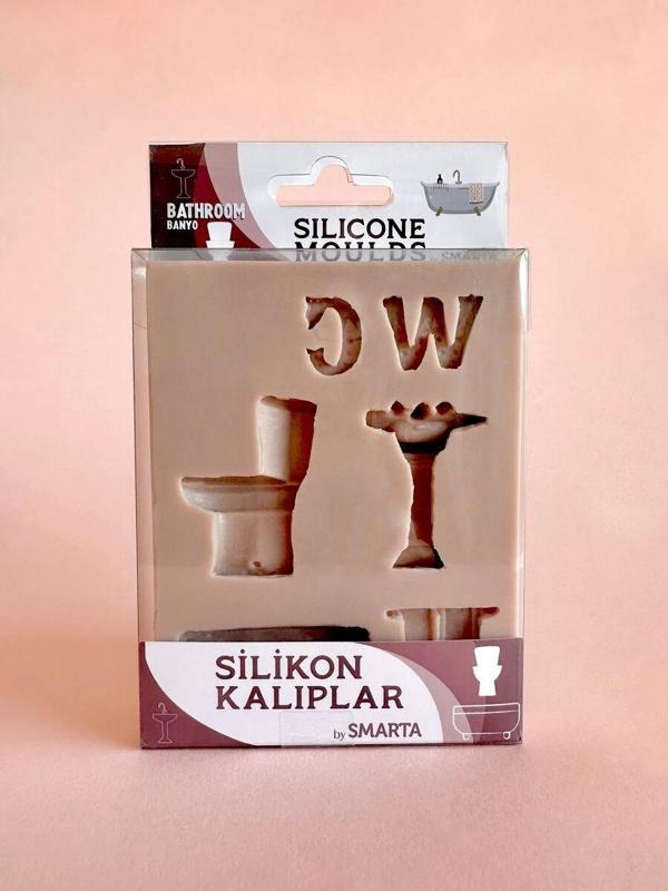 Supertrend Silicone Moulds Silikon Epoksi ve Polimer Kil Kalıbı BATHROOM - Image 1