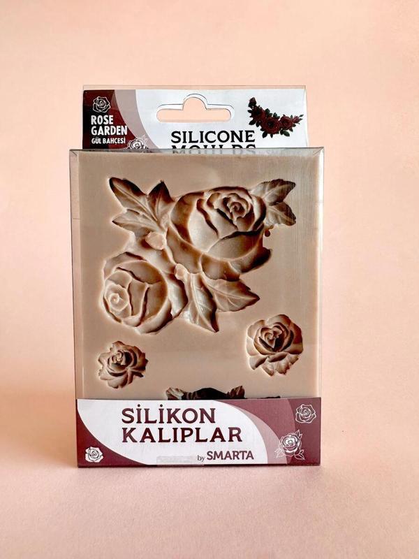 Supertrend Silicone Moulds Silikon Epoksi ve Polimer Kil Kalıbı ROSE GARDEN SET - Image 1