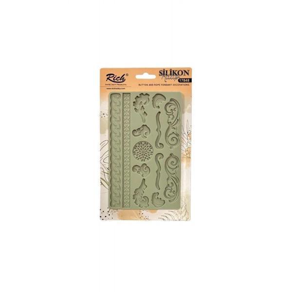 Supertrend Silicone Moulds Silikon Epoksi ve Polimer Kil Kalıbı 19x12 cm. 17856 - Image 1
