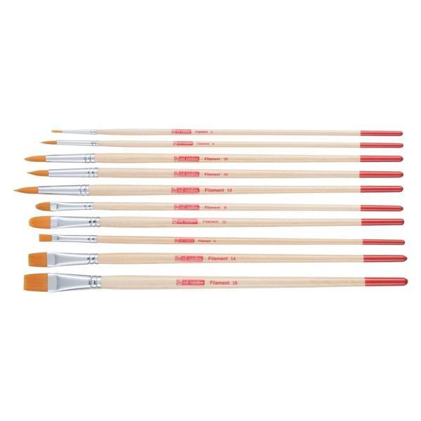 Supertrend Art Creation Yağlı Boya ve Akrilik için 10'lu Karma Fırça Seti - Image 1