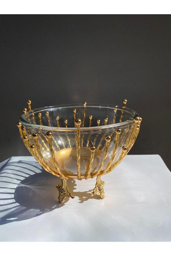 Azade Home Gold Salata Kase Tasarım Model - Image 1
