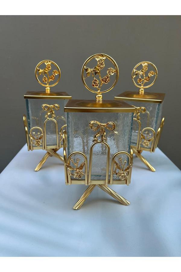 Azade Home Japongül Kare Kavanoz Set - Image 1