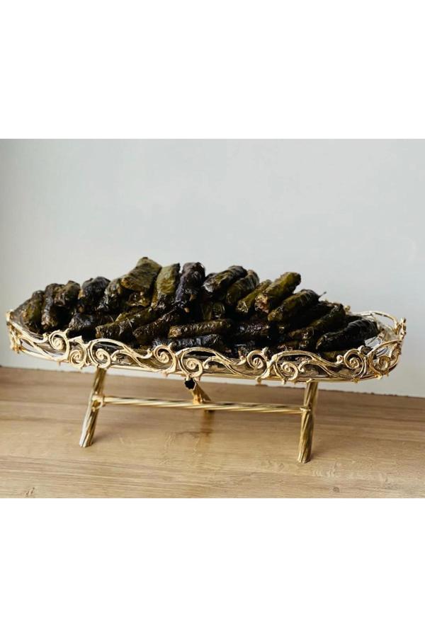 Azade Home Tasarım Pirinç Tekli Kahvaltılık - Image 1