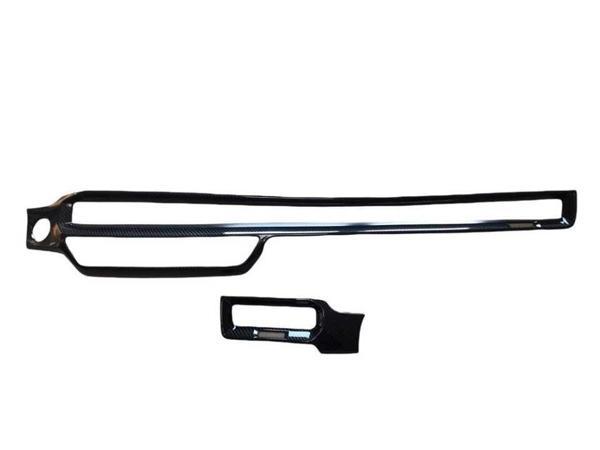 Honda 2022 Civic Göğüslük Kaplama 2 Parça - Karbon - Image 1