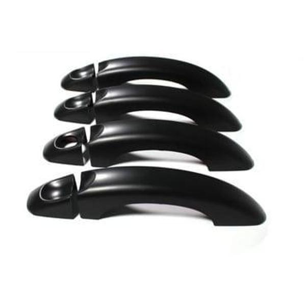 Volkswagen Amarok 2010-2015 Arası Uyumlu Kapı Kol Kaplaması Siyah Renk Sağ ve Sol Set - Image 1