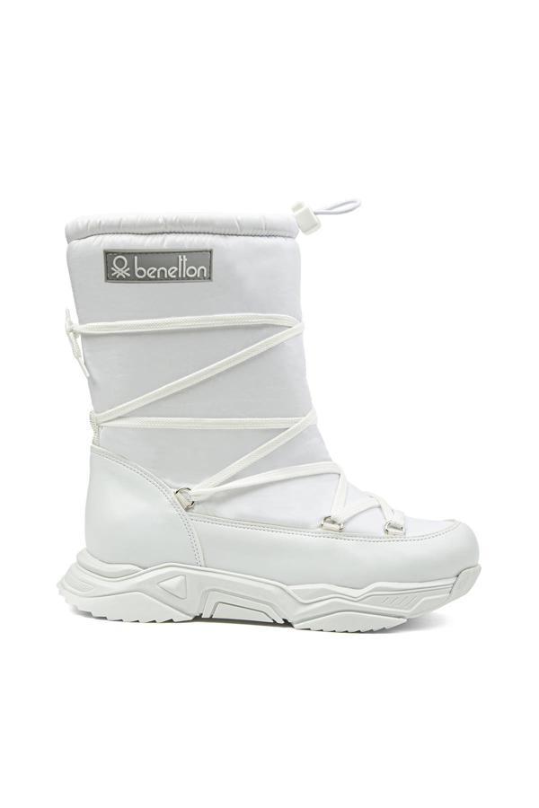 Benetton® | BN-30392 - 3256 Beyaz - Kadın Bot - Image 1