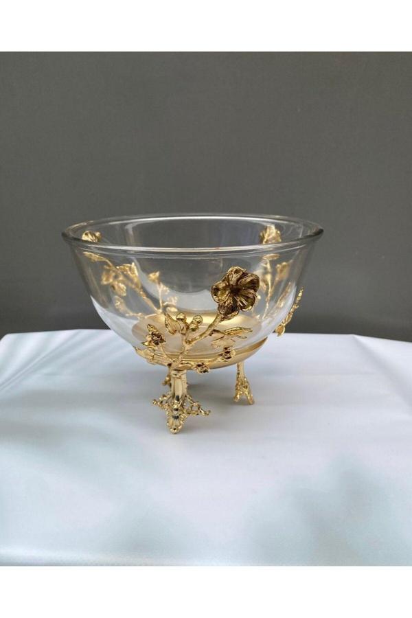 Azade Home Gold Pirinç Japongül Salata Kase - Image 1