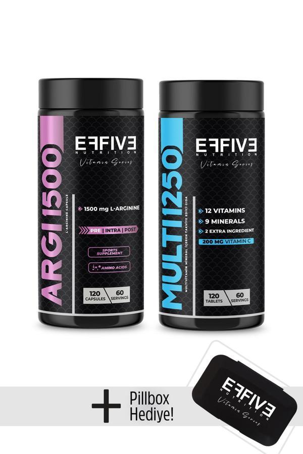 Effive Nutrition Multi1250 120 Tablet + Argi1500 120 Kapsül - Image 1