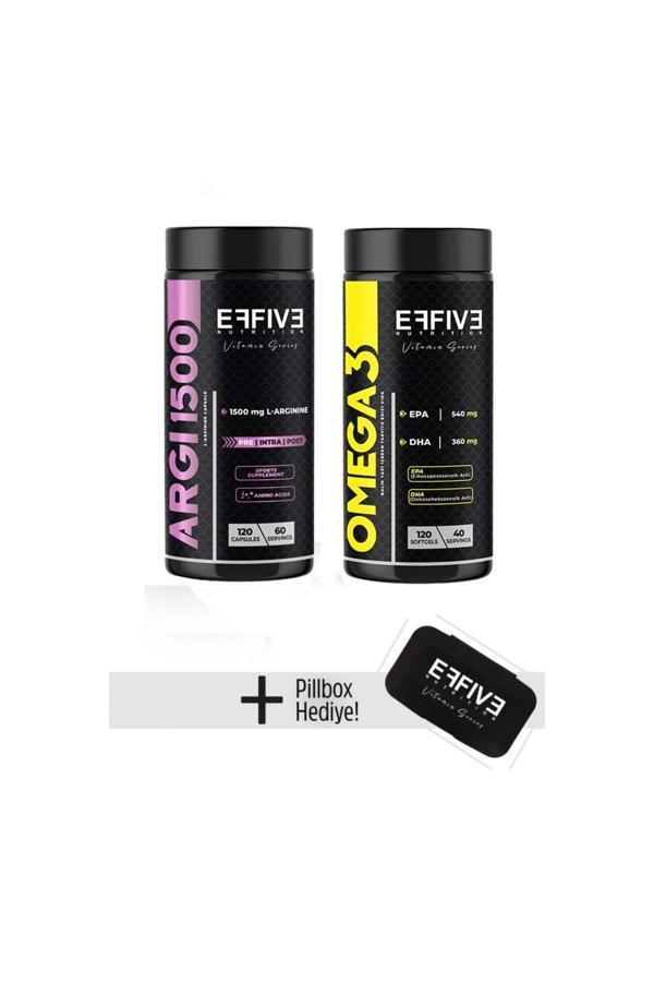 Effive Nutrition Omega-3 120 Softjel Argi1500 120 Kapsül - Image 1