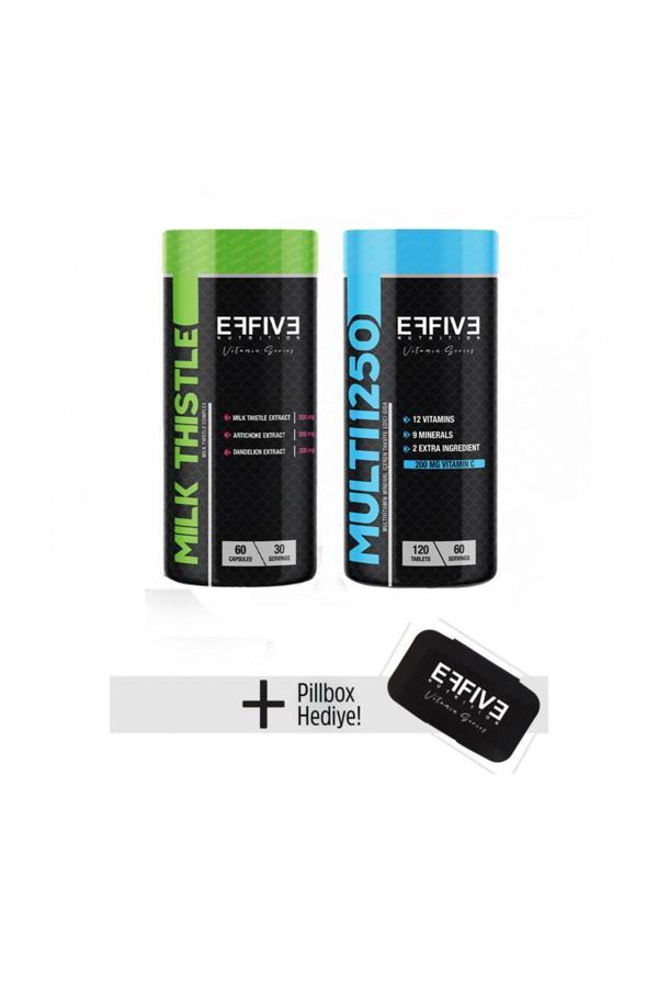Effive Nutrition Multi1250 120 Tablet + Milk Thistle 60 Kapsül - Image 1