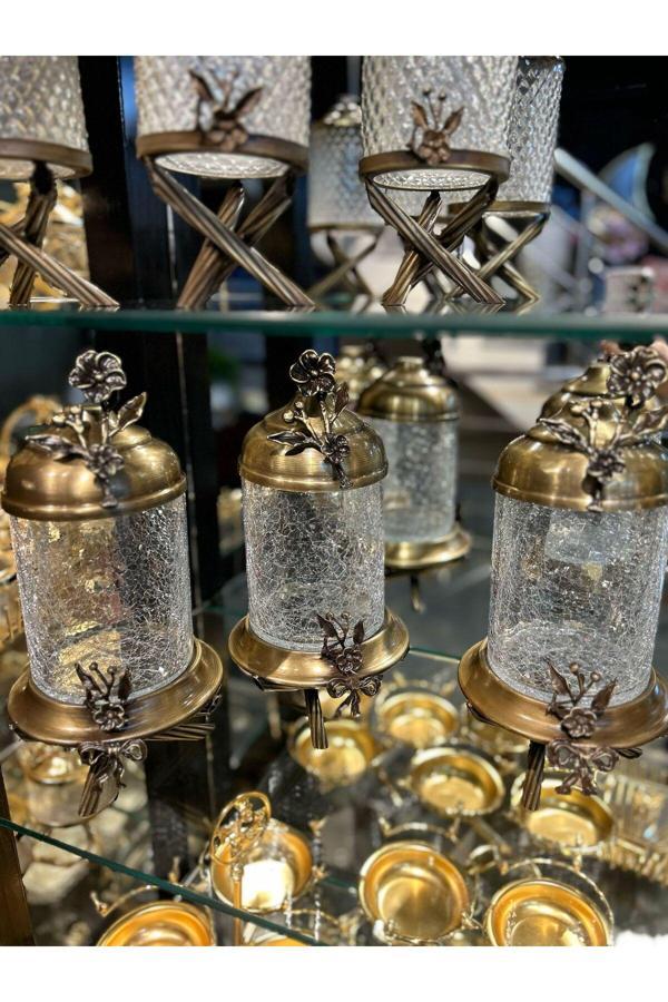Azade Home Japongül Ayaklı Lüx Kavanoz 3’Lü Set - Image 1