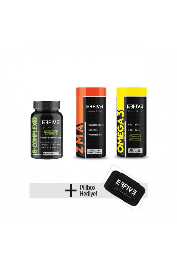 Effive Nutrition B-Complex + Omega-3 + Zma - Image 1