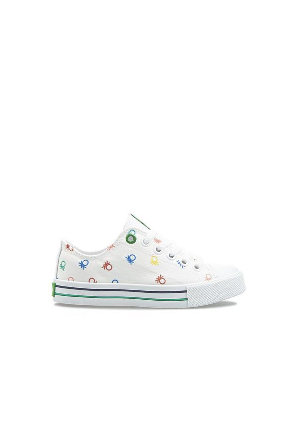 Benetton® | BN-30186 - 3394 Beyaz - Çocuk Spor Ayakkabı - Image 1