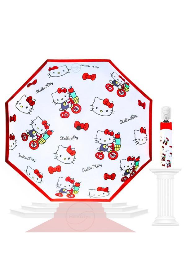 Heydiye Fantastik Kids (Uv99+ Güneş / Yağmur) Hello Kitty Otomatik Aç/Kapa Şemsiye - Image 1