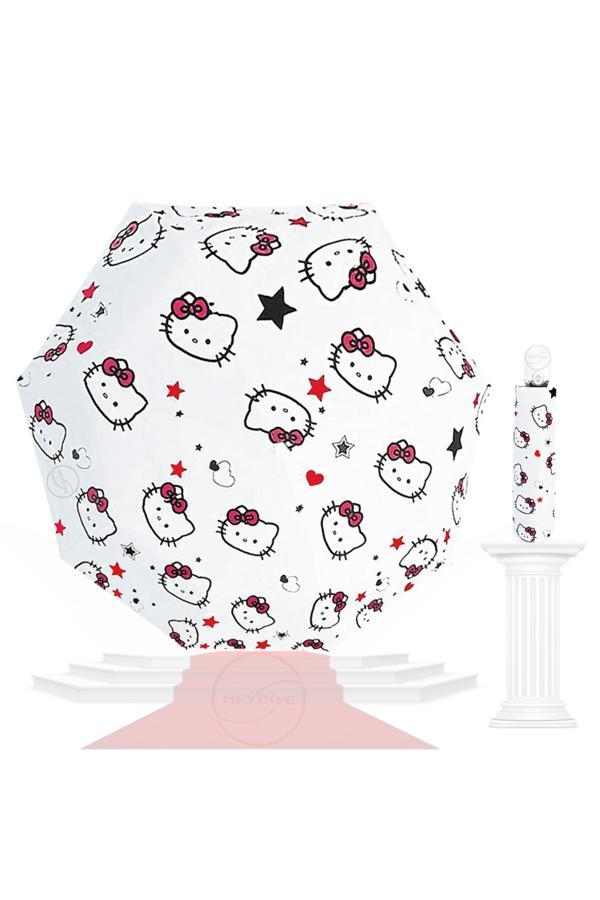 Heydiye Fantastik Kids (Uv99+ Güneş / Yağmur) Hello Kitty Otomatik Aç/Kapa Şemsiye - Image 1