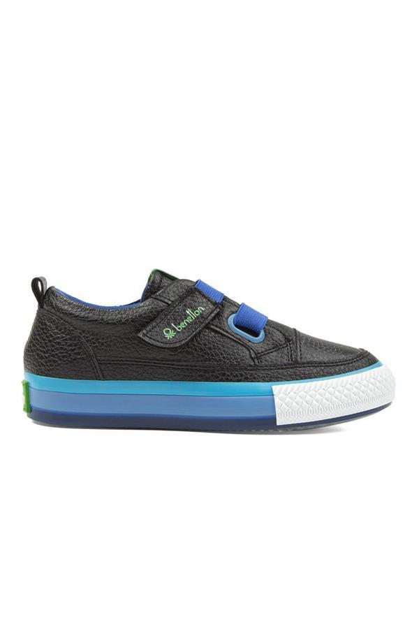 Benetton® | BN-30445 - 3394 Siyah Mavi - Çocuk Spor Ayakkabı - Image 1