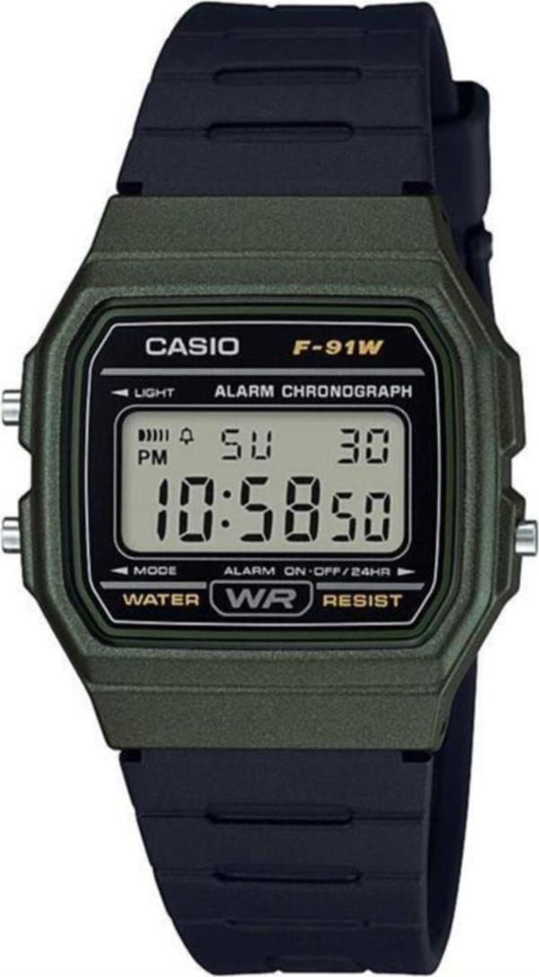 Casio Erkek Retro Kol Saati F-91WM-3ADF - Image 1