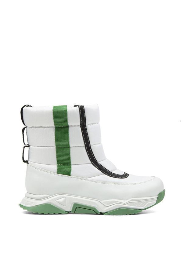 Benetton® | BN-30398 - 3256 Beyaz Yesil - Kadın Bot - Image 1