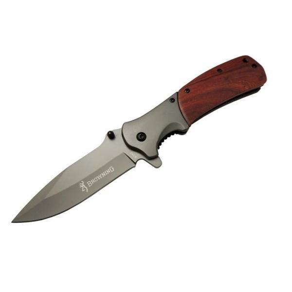 Browning  Çakı Ahşap Sap A342 21 CM - Image 1