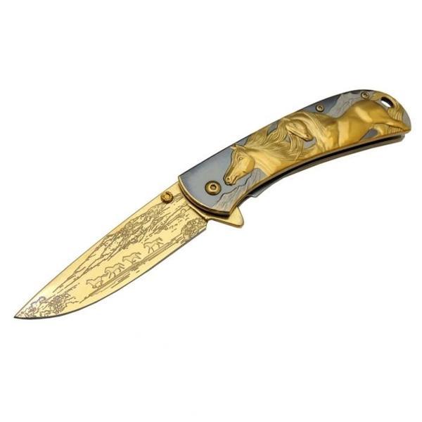Columbia Atlı Çakı Gold FX-2021-A 20 CM - Image 1