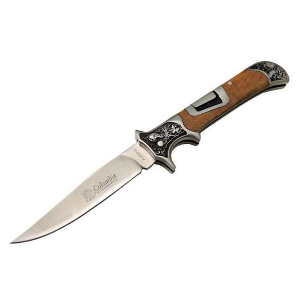 Columbia Avcı Çakısı Ahşap A-3207-C 23 CM - Image 1