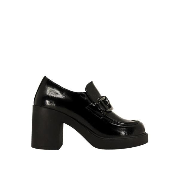 Albini 26101803R  Rugan Deri Kadın Topuklu Loafer Ayakkabı  - Image 1