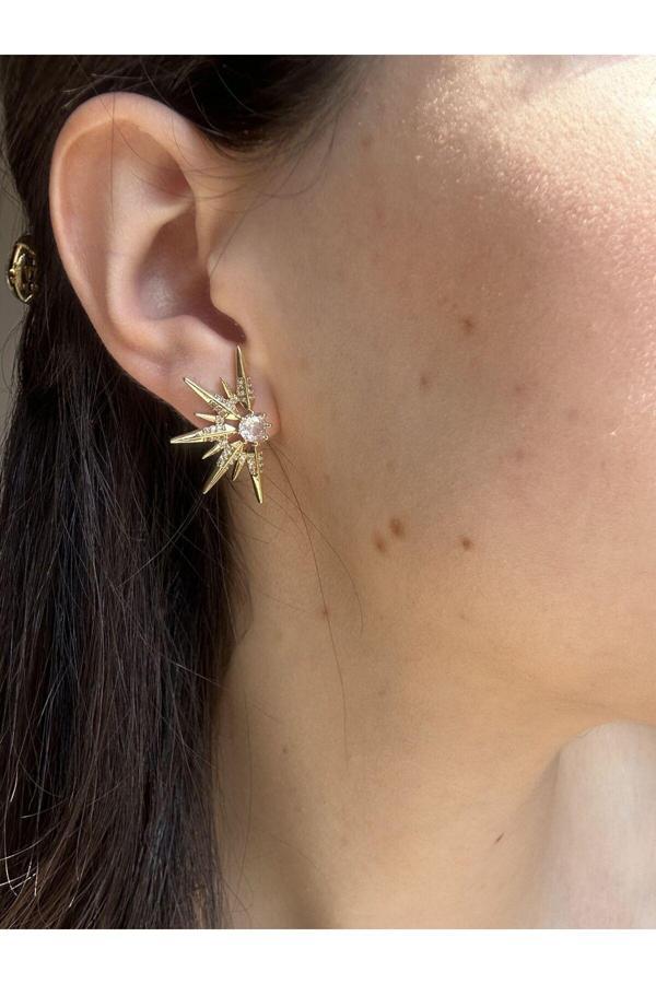 Atelier Emine Tasarım Güneş Küpe - Image 1