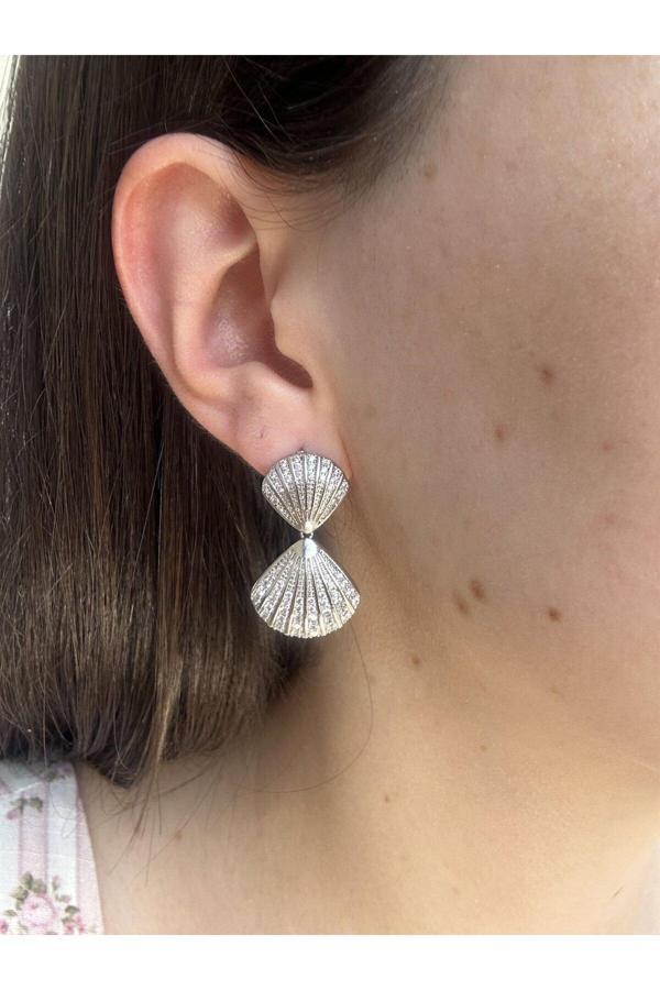 Atelier Emine Çift Deniz Kabuğu Küpe - Image 1