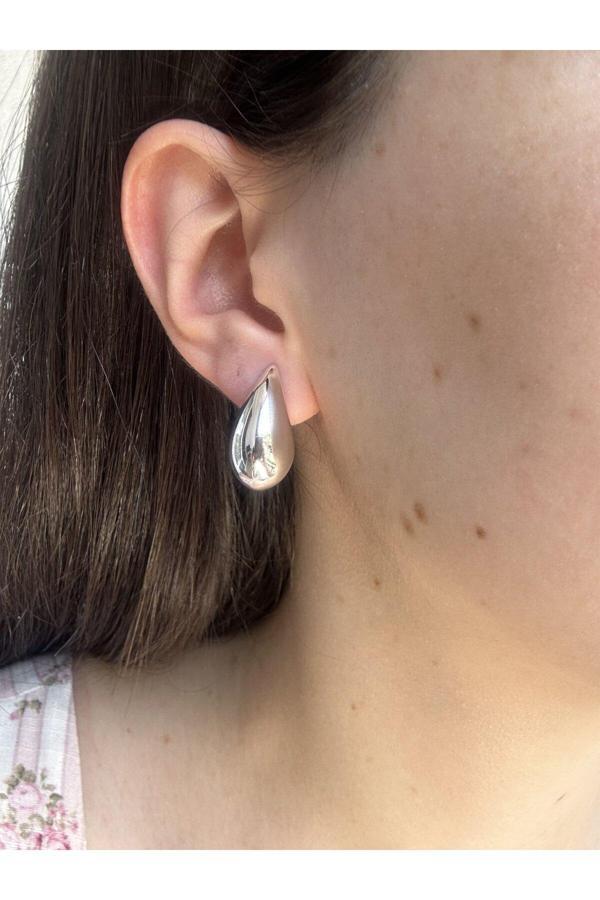 Atelier Emine Gümüş Damla Küpe - Image 1