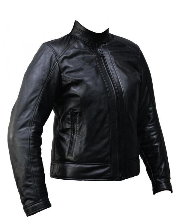 VEXO MOTO DERİ KADIN MONT SİYAH - Image 1