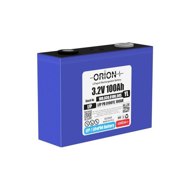 ORION LiFePO4 3.2V 100YL 100AH Prizmatik Pil - Image 1