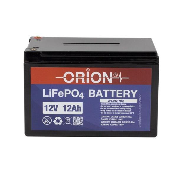Orion 12V 12Ah LiFePO4 Akü - Image 1