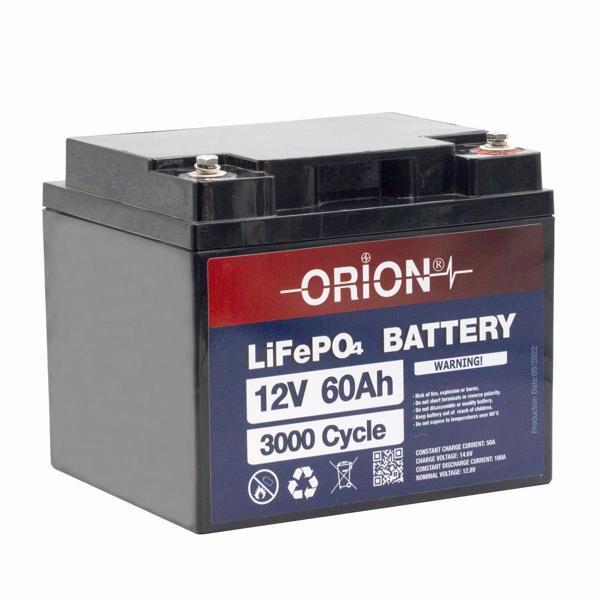 Orion 12V 60Ah LiFePO4 Akü - Image 1