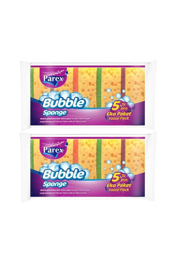 Bubble Sünger Düz 5'li İkili Set - Image 1