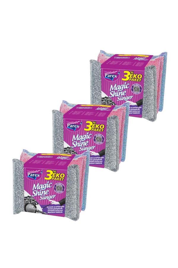 Magic Shine Sünger 3’lü Paket Üçlü Set - Image 1