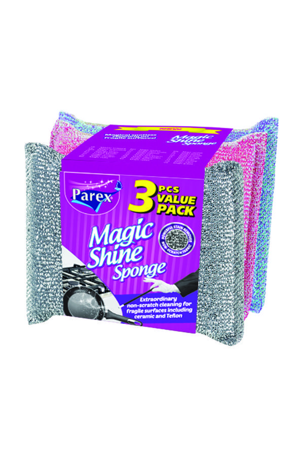 Magic Shine Sünger 3’lü 24 Paket 1 Koli - Image 1