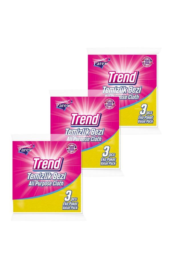 Trend Temizlik Bezi 3'lü Paket Üçlü Set - Image 1