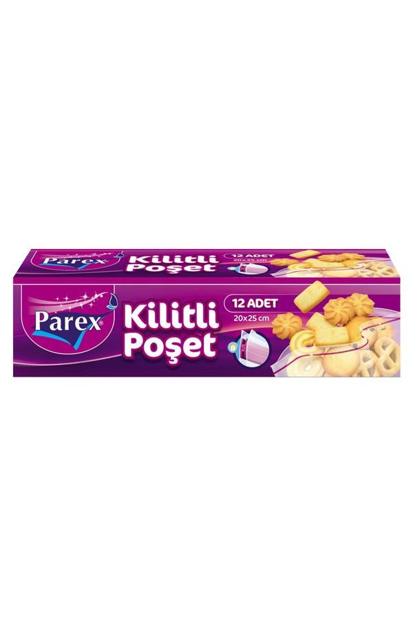 Kilitli Buzdolabı Poşeti Küçük Boy 12'li  20 x 25 cm 24 Paket 1 Koli - Image 1