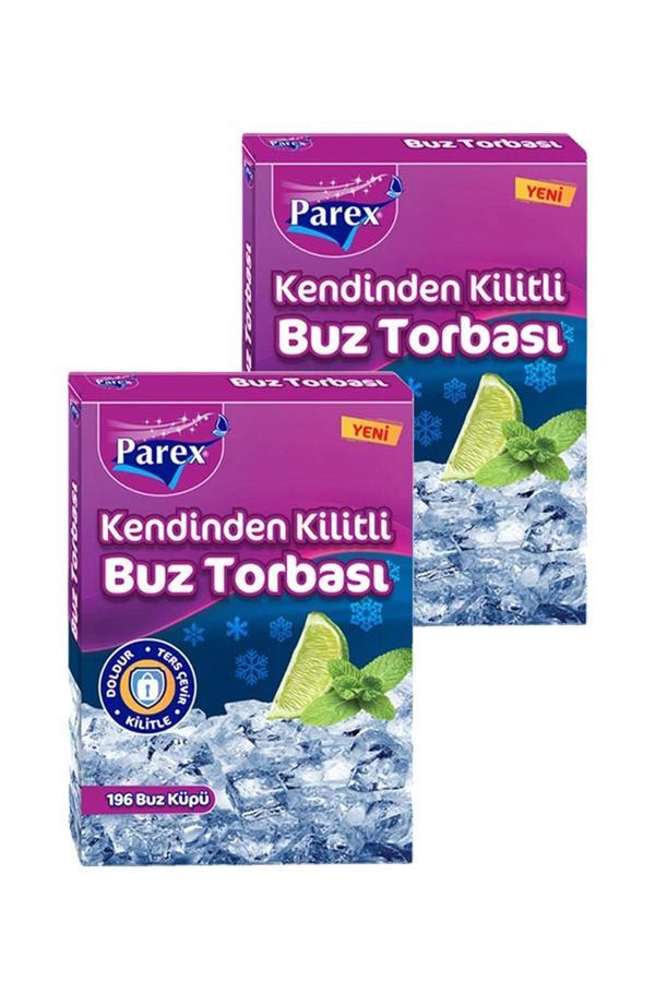 Kendinden Kilitli Buz Torbası 196 Buz Küpü İkili Set - Image 1