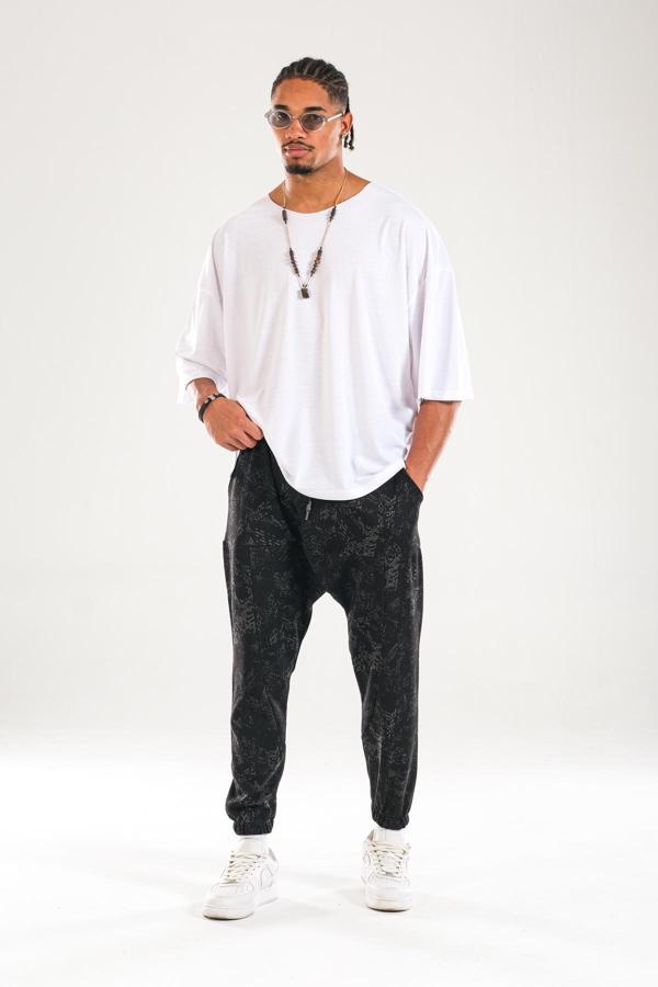 Desenli Harem Jogger - Image 1