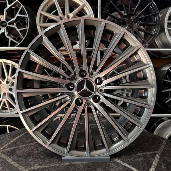 19 inç 5x112 Mercedes Gun Metal Elmas Kesim Jant Modeli (4 Adet) - Image 1