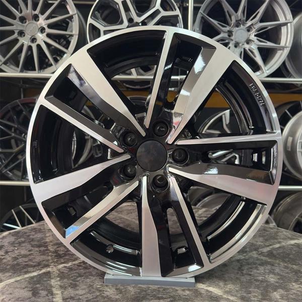 17 inç 5x100 Polo İbiza Taigo Egea Doblo Siyah Elmas Kesim Jant Modeli (4 Adet) - Image 1